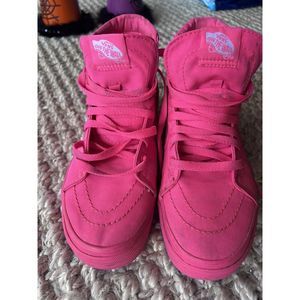 Vans Barbie Pink hightops size 6.5 women's 5 mens